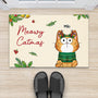 6171DUS2 custom christmas gifts for cat lovers merry catmas doormat 6171D3VTD