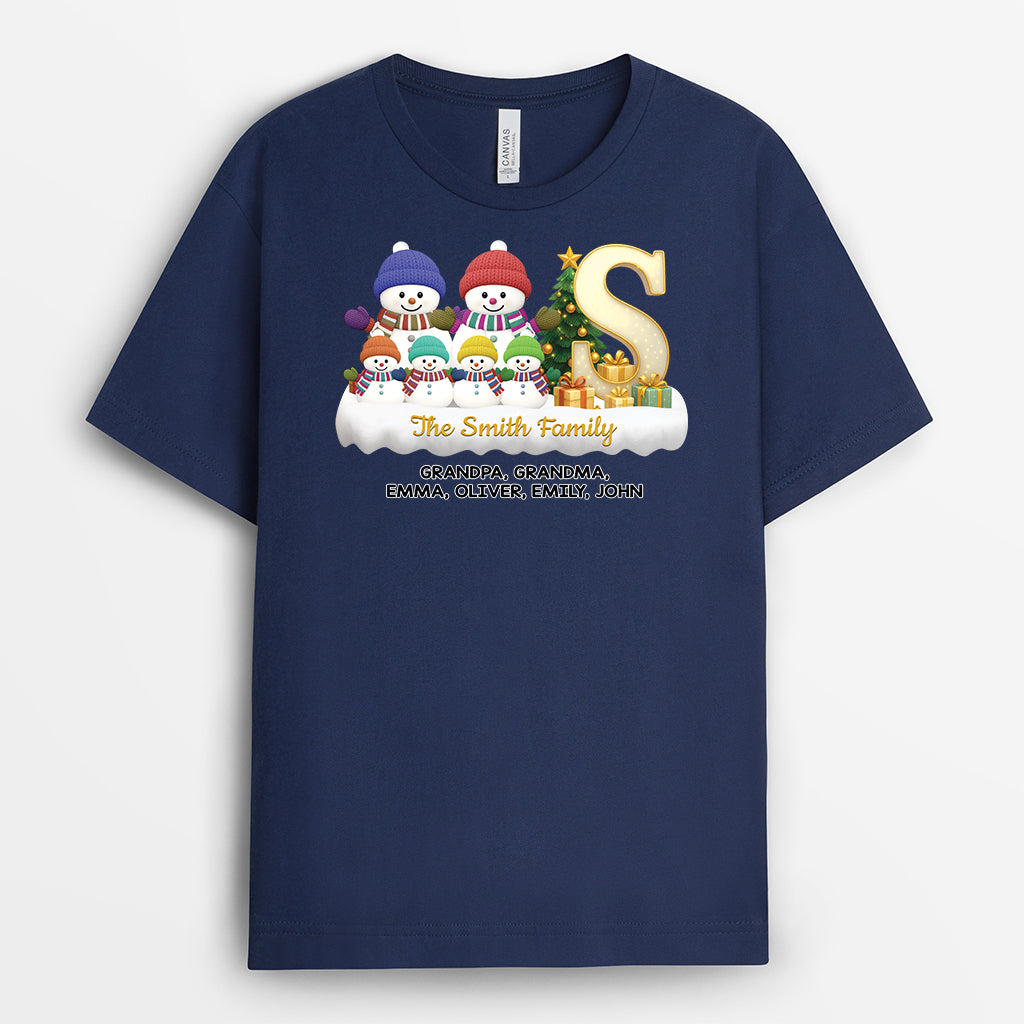 6175AUS2 snowman christmas shirts_ personalized family christmas gifts 6175A3QTI_483ba971 4700 4966 8c68 57c19d685500