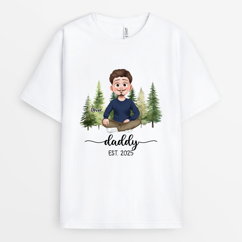 6178AUS1 dad mom est shirt_ personalized gifts for mom and dad 6178A3TCB