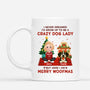 6186MUS1 funny crazy dog lady mug_ custom christmas gifts for dog moms 6186MTLZC_1