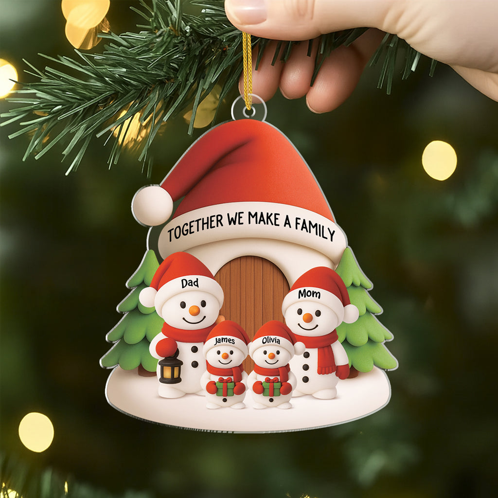 6187OUS2 3d printing effect acrylic snowman ornaments_ custom family xmas gifts 6187OKLNI