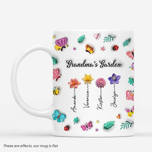 6197MUS1 3d printing effect grandmas garden mug personalized gifts for grandma mom 6197M8VAA_2a402ead e33b 4690 8313 673fe1a9e929