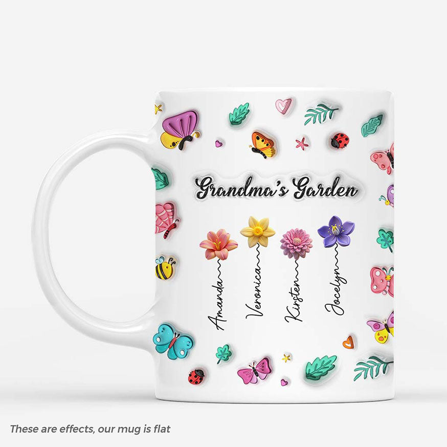 6197MUS1 3d printing effect grandmas garden mug personalized gifts for grandma mom 6197M8VAA_2a402ead e33b 4690 8313 673fe1a9e929