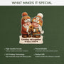 6200OUS4 3d printing effect acrylic gnome christmas ornament custom gifts for couples 6200O8LTG
