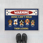 6204DUS1 dog cant hold its licker doormat custom gifts for dog lovers 6204D3VMC