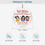 6207OUS3 ceramic best bitches ornament personalized xmas gifts for friends 6207OTVNF