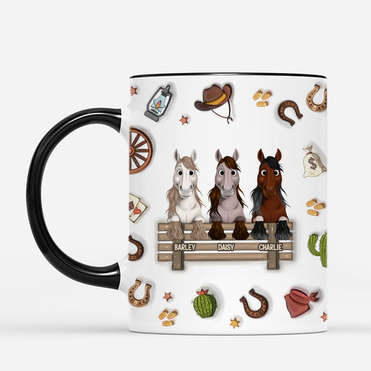 6213MUS2 3d printing effect just a girl who loves horses mug personalized horse gifts 6213M6VAU