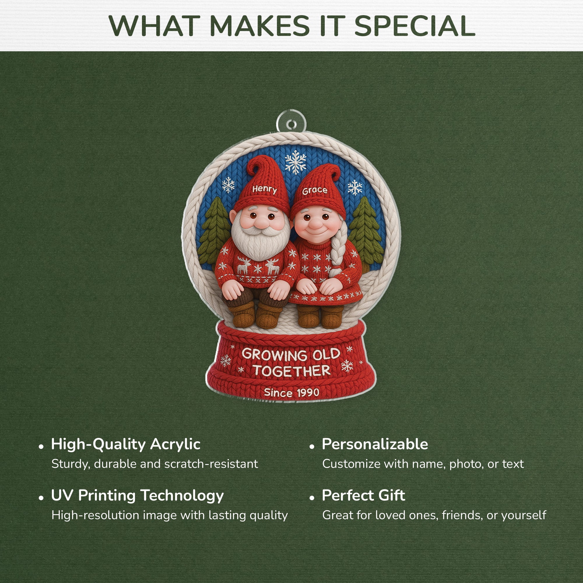 6216OUS4 3d printing effect custom acrylic ornaments christmas gifts for couples 6216O6VNG_30bdf884 9322 479a 9219 edbc5eecbd7d