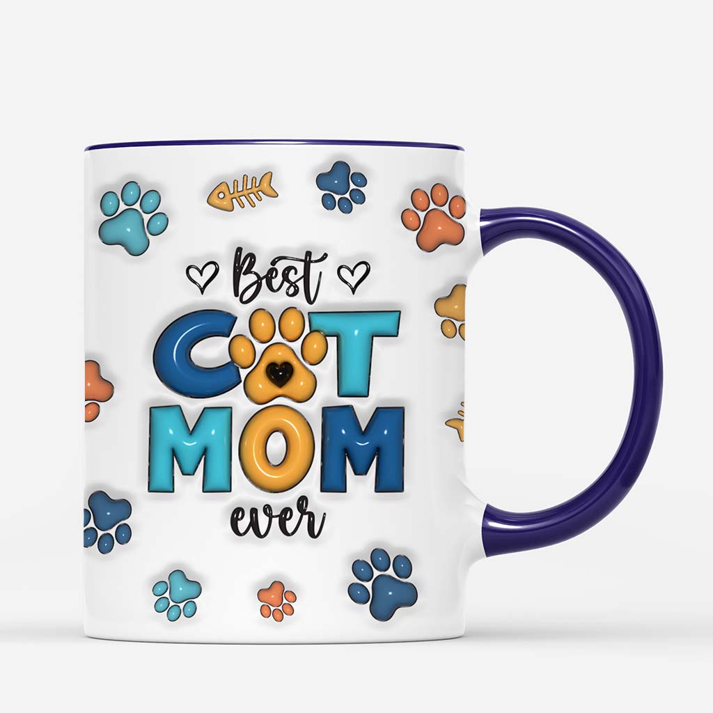 6220MUS3 3d printing effect best cat dad ever mug personalized cat and owner mug 6220M6VMD
