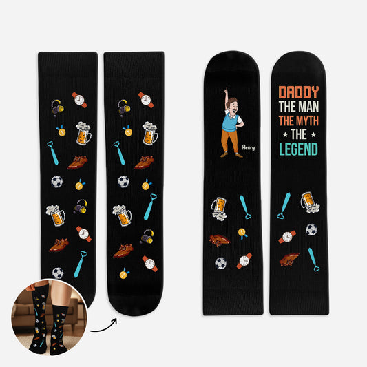 6222JUS1 the man the myth the legend socks custom christmas gifts for dad grandpa 6222J6VZB_661dbc49 2d19 4ceb 9155 1af4c6c56ac8