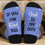 6224JUS2 funny if you can read this socks personalized gifts for parents 6224J6KNA