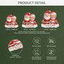 6229OUS3 3d printing effect acrylic santa claus christmas ornaments custom couple gifts 6229OTTAG