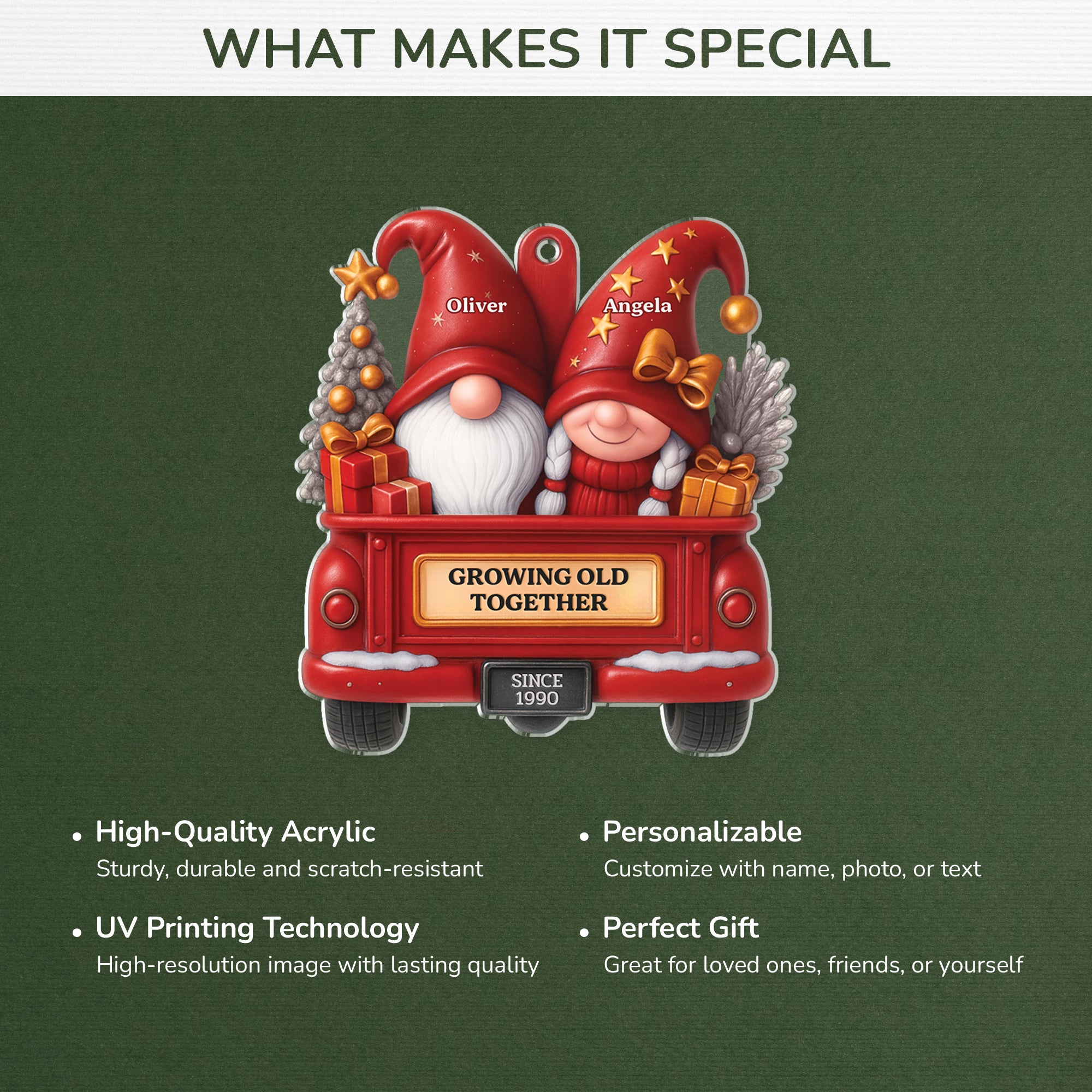 6230OUS4 3d printing effect acrylic christmas ornaments custom couple gifts 6230O8VNG