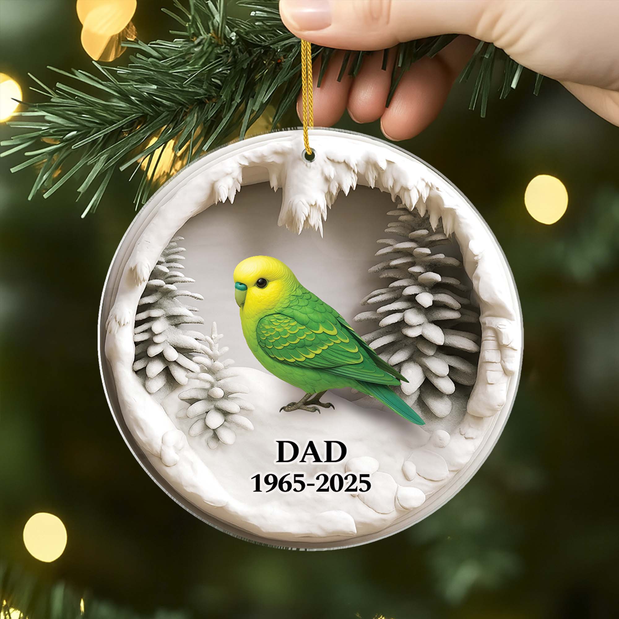 6231OUS1 3d printing effect acrylic cardinal christmas ornament_s custom memorial gifts 6231O8LCA_2