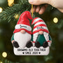 6232OUS2 3d printing effect acrylic gnome couple ornament_ custom christmas gifts 6232OTTMG
