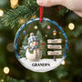 6241OUS2 custom glass xmas ornaments with names gifts for grandma grandpa 6241O3T0A
