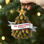 6247OUS2 3d printing effect acrylic christmas pickle ornament custom family gift 6247OKQTI