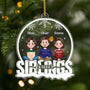 6255OUS1 custom acrylic christmas ornaments gifts for siblings friends family 6255O3MME