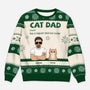 6261WUS1 cat dad ugly christmas sweater personalized gifts for cat lovers 6261WKV5D