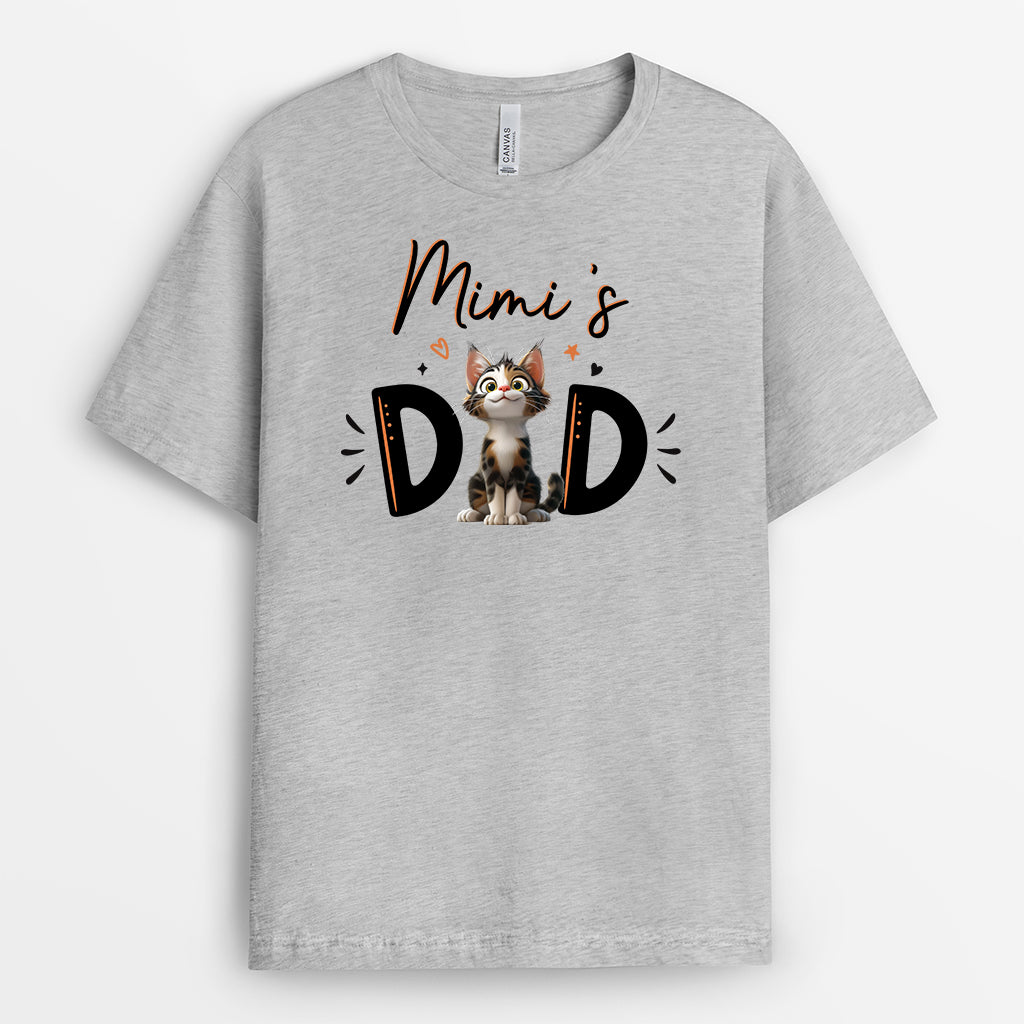6275AUS2 personalized cat shirts for humans custom cat dad gifts 6275ATQZD