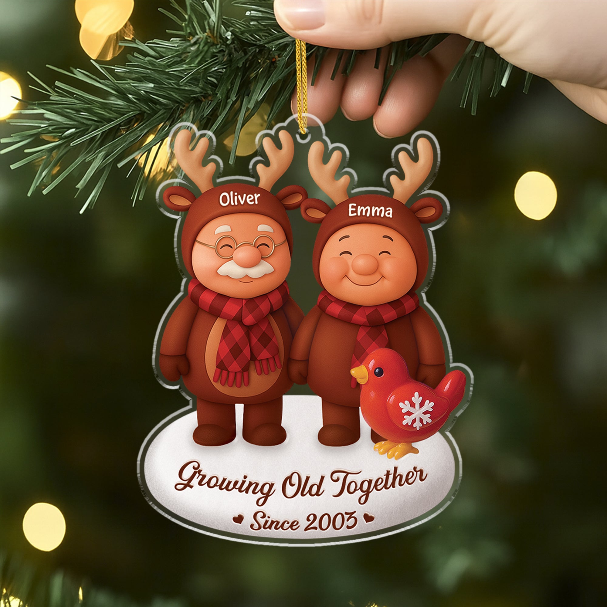 6277OUS2 3d printing effect acrylic reindeer ornaments_ custom christmas gifts for couples 6277OKLZG
