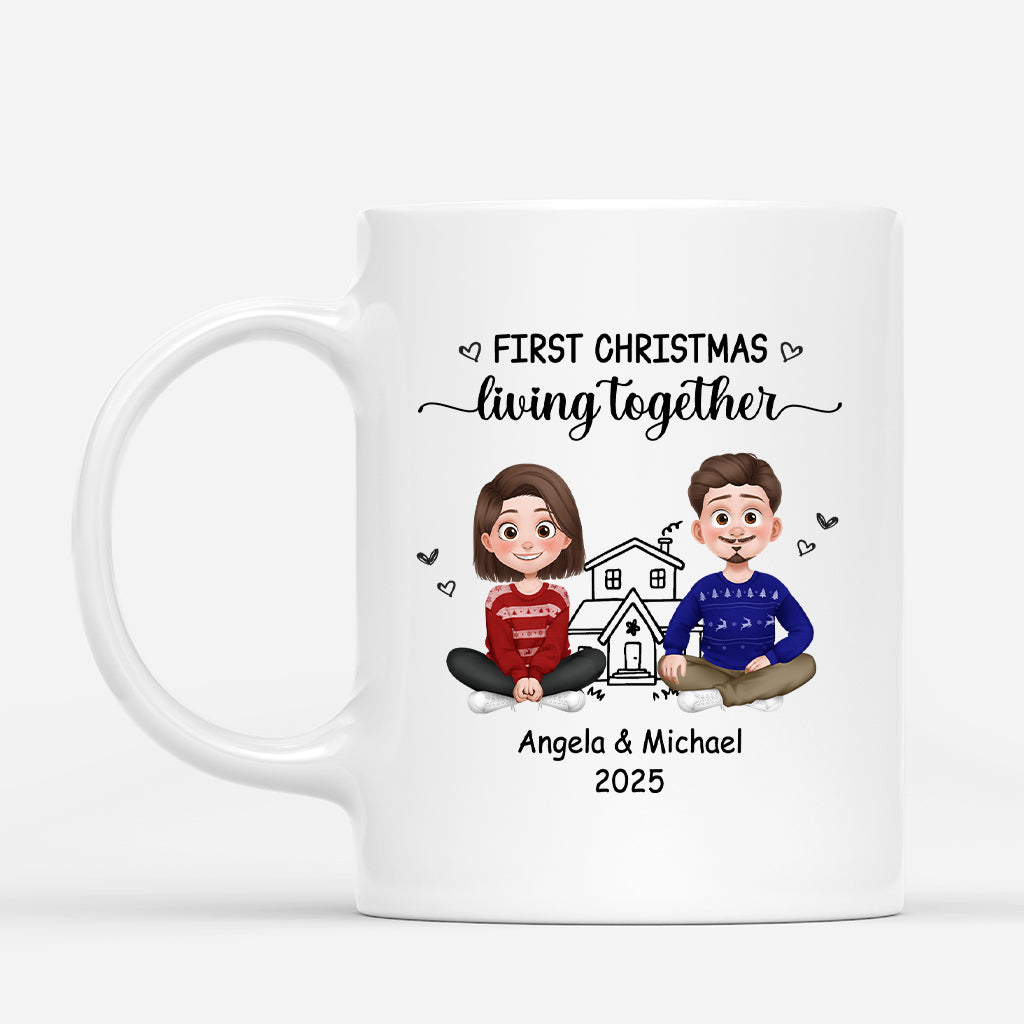 6278MUS1 first christmas living together mug personalized gifts for couples 6278M3VCG