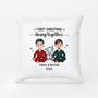 6278PUS2 first christmas living together pillow personalized couple gifts 6278P3VCG
