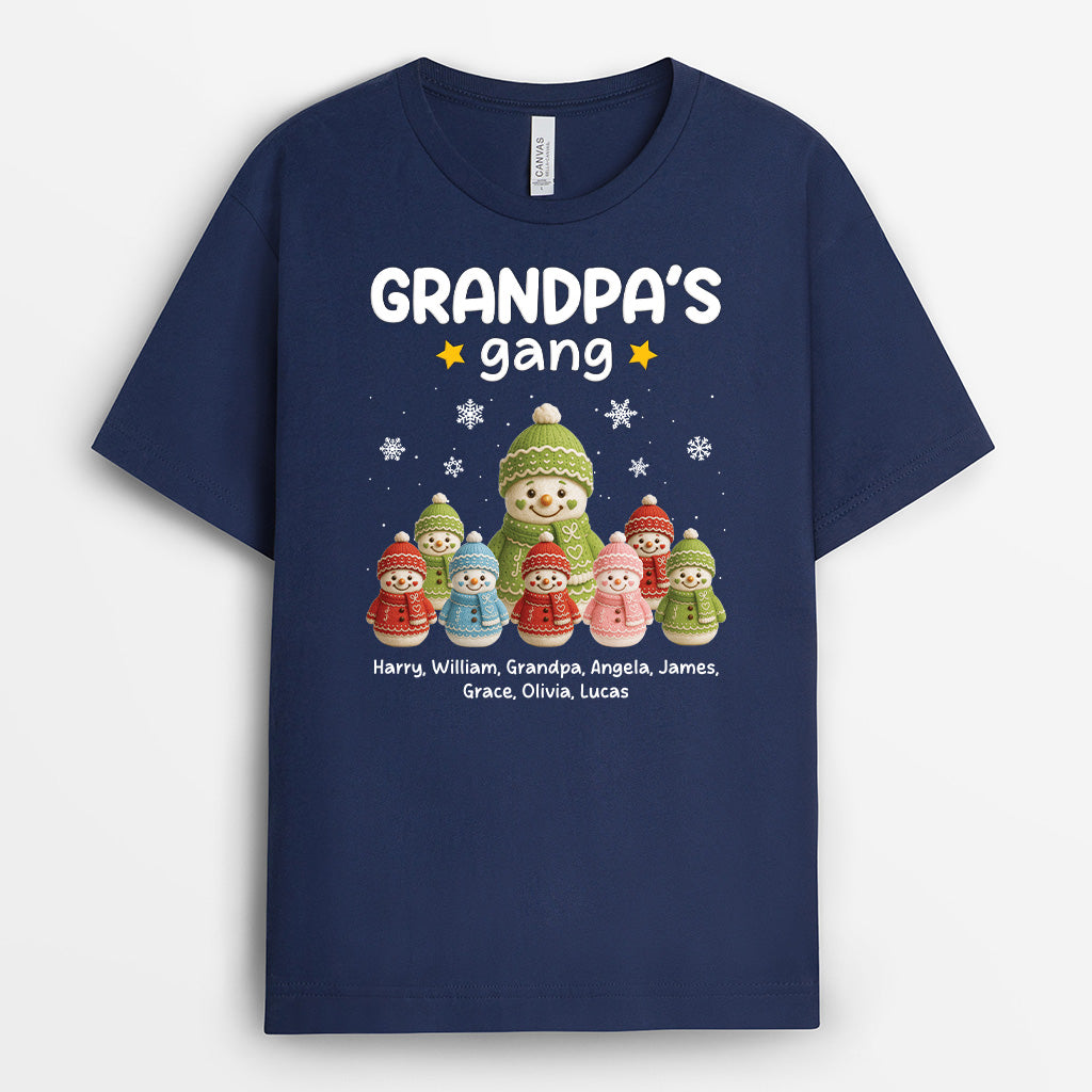 6288AUS2 grandmas gang shirt personalized christmas gifts for grandparents 6288A3TMA