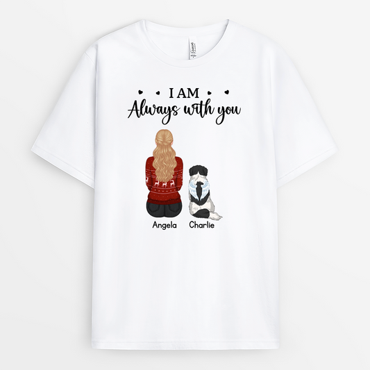 6290AUS1 im always with you shirt personalized pet memorial gifts 6290a3fmc