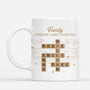 6306MUS1 forever linked together_ crossword mug custom gifts for family brother sister 6306M8L5I