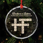 6306OUS1 custom glass crossword ornament christmas gifts for brothers and sisters 6306O8Q5E