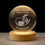 6312LUS1 custom crystal ball lamp with baby photo christmas gifts for parents to be 6312L3M5A