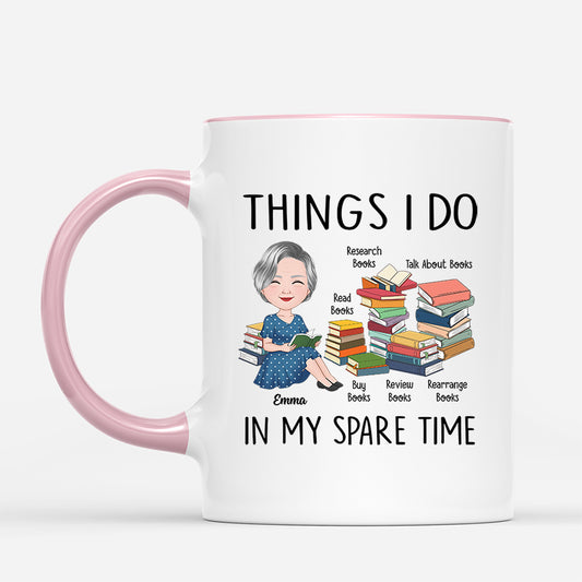 6322MUS2 things i do in my spare time mug_ custom gifts for book lovers 6322MKQ5A