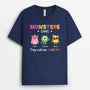 6327AUS1 monsters gang shirt personalized gifts for grandma and grandpa 6327A6LAB_2