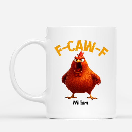 6331MUS1 crow f caw f mug funny personalized gifts 6331M6M5A
