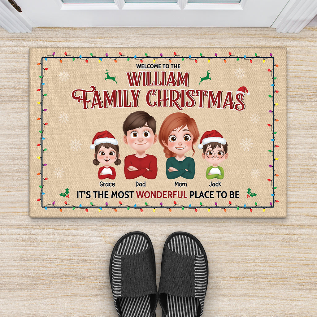 6333DUS2 personalized christmas doormat xmas gifts for the whole family_ 6333D6XCI