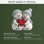6342OUS4 3d printing effect acrylic snowman couple ornaments custom christmas gifts 6342O8PWG