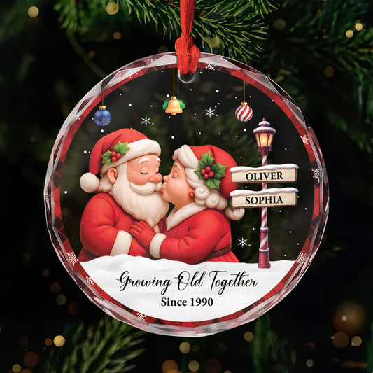 6344OUS1 glass mr and mrs claus_ ornaments custom christmas gifts for couples 6344OKQ5G