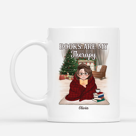 6348MUS1 books are my therapy mug custom christmas gifts for book lovers 6348MKT5A