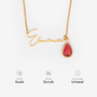 6359JUS4 personalized name necklace with birthstone birthday gift for her 6359J0B5A