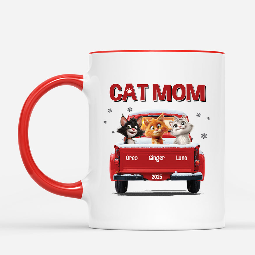 6368MUS2 winter mugs with cats personalized gifts for cat dads 6368M8QAD