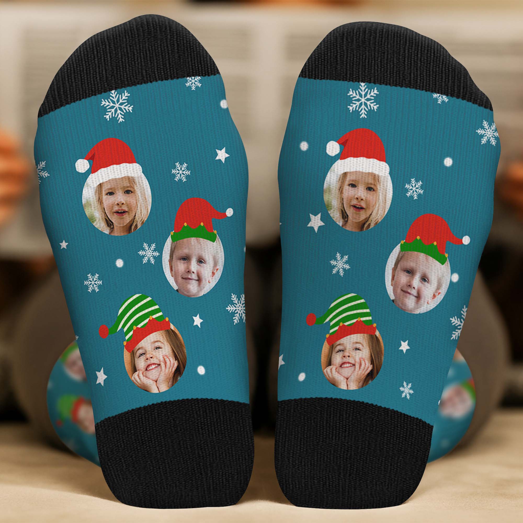 6369JUS2 custom socks with faces on them christmas gifts for family 6369JKVAI