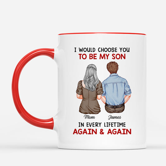 6376MUS2 i would choose you in every lifetime mug personalized gifts for daughter son 6376M6M5A