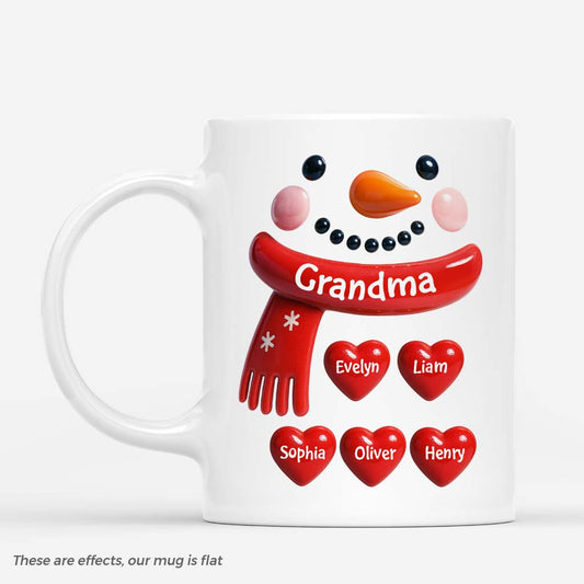 6379MUS1 personalized christmas mugs with names gifts for grandma grandpa 6379MTPAA