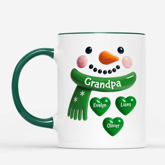 6379MUS2 personalized christmas mugs with names gifts for grandma grandpa 6379MTPAA
