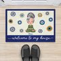6383DUS1 welcome personalized doormat gifts for yoga lovers women 6383DKLZA_2
