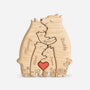 6403QUS1 personalized wooden bears family puzzle_ gift for parents grandparents 6403Q8HAI
