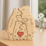 6403QUS2 personalized bear family wooden art puzzle gifts for parents grandparents 6403Q8HAI