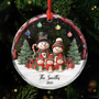 6406OUS1 personalized glass snowman ornaments xmas gifts for family 6406O3T0I