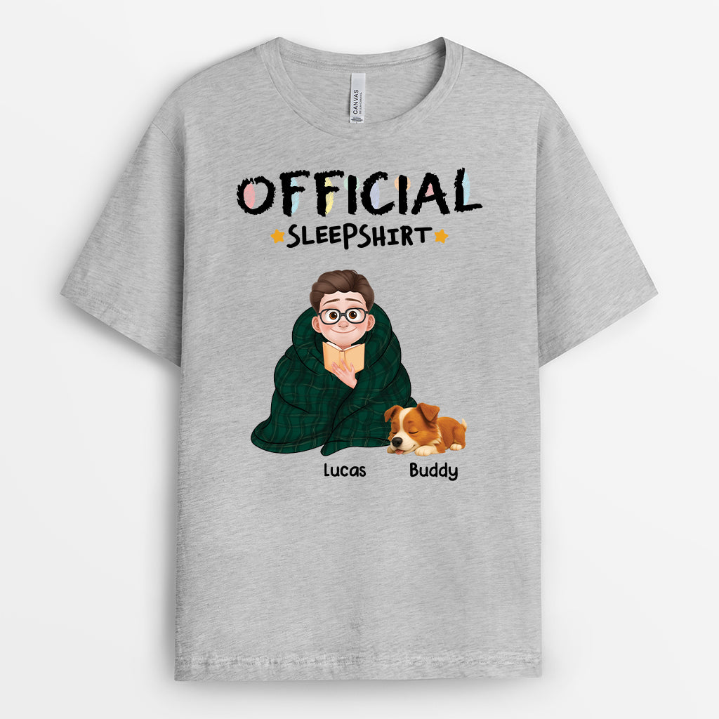 6408AUS2 personalized dog t shirts for humans official sleep shirt dog 6408AKL5C